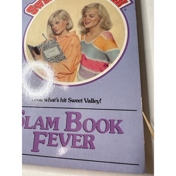 Sweet Valley High 1ST Edition First Print Book #48 Slam Book Fever Vintage 1980s - Picture 2 of 7